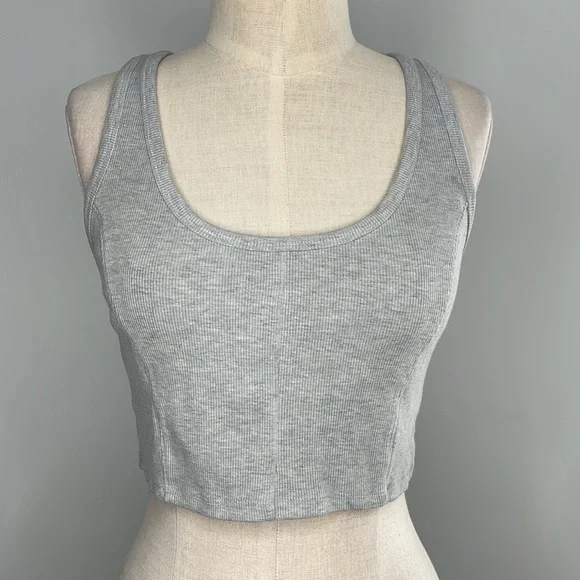 Forever 21 Tops Gray Racerback Tank Poshmark